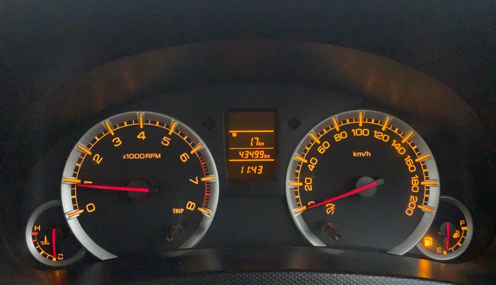 2013 Maruti Swift VXI D, Petrol, Manual, 43,787 km, Odometer Image