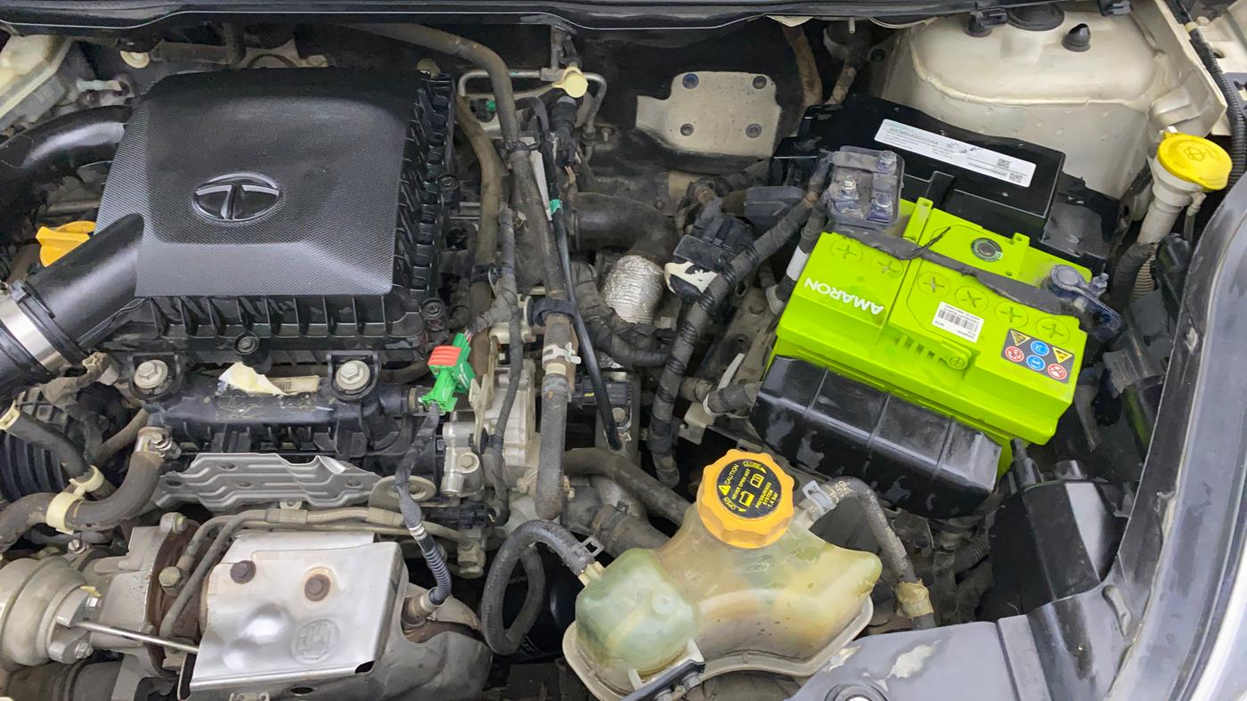 2019 Tata NEXON XMA PETROL, Petrol, Automatic, 70,887 km, Engine View - Left