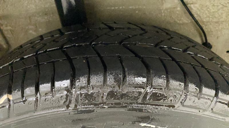2016 Maruti Celerio ZXI AMT (O), Petrol, Automatic, 43,648 km, Left Rear Tyre Tread