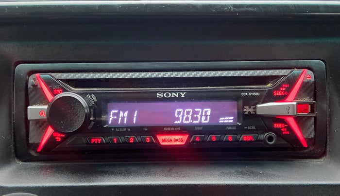 2016 Mahindra Kuv100 K4 6 STR, Petrol, Manual, 27,824 km, Infotainment System