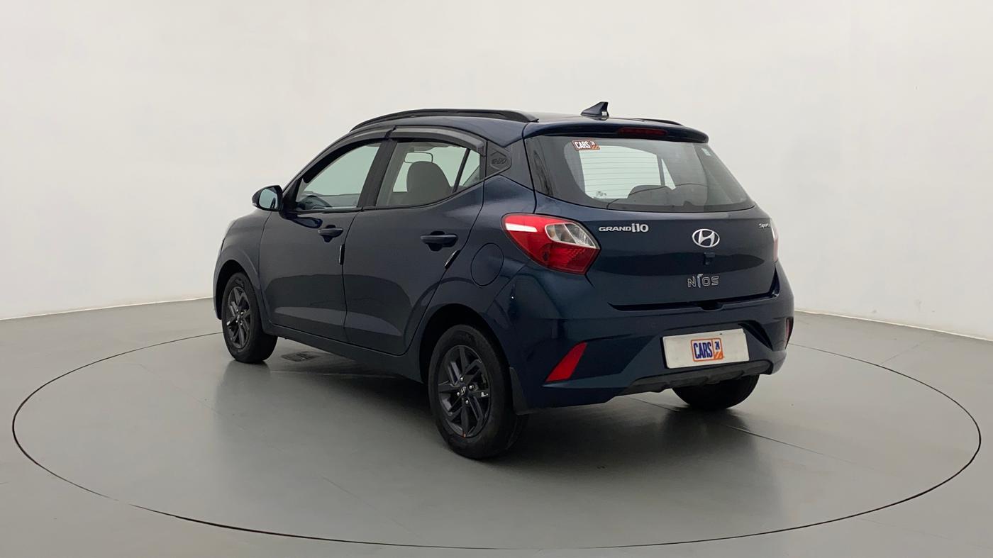 2021 Hyundai GRAND I10 NIOS SPORTZ 1.2 KAPPA VTVT CNG, CNG, Manual, 26,632 km, Left Back Diagonal