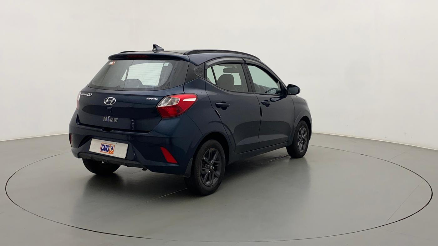 2021 Hyundai GRAND I10 NIOS SPORTZ 1.2 KAPPA VTVT CNG, CNG, Manual, 26,632 km, Right Back Diagonal