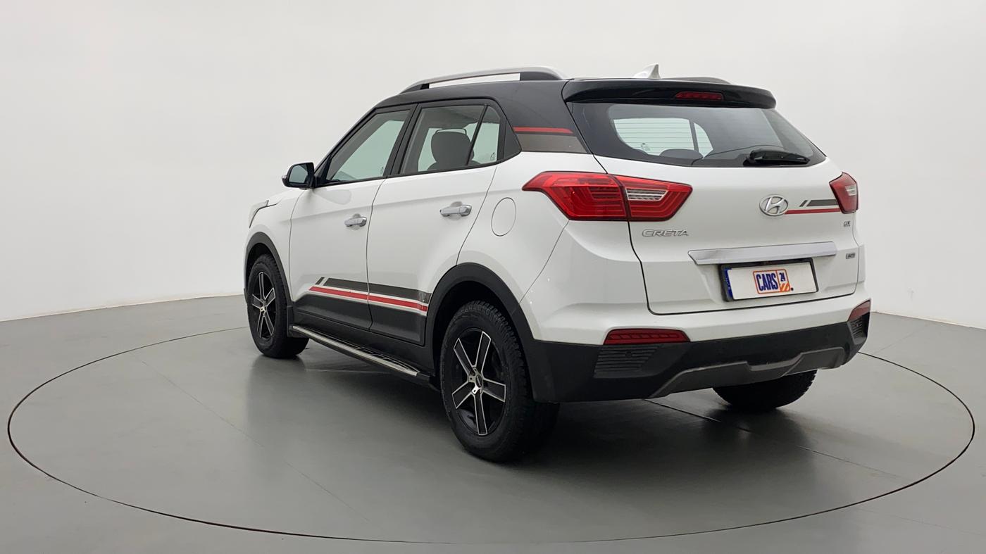 2016 Hyundai Creta SX PLUS AT 1.6 PETROL, Petrol, Automatic, 80,099 km, Left Back Diagonal