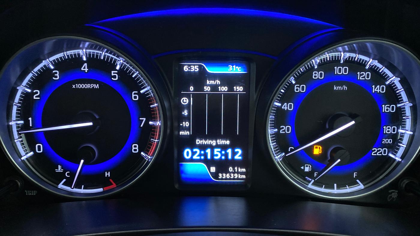 2017 Maruti Baleno ALPHA 1.2 K12, Petrol, Manual, 33,733 km, Odometer Image
