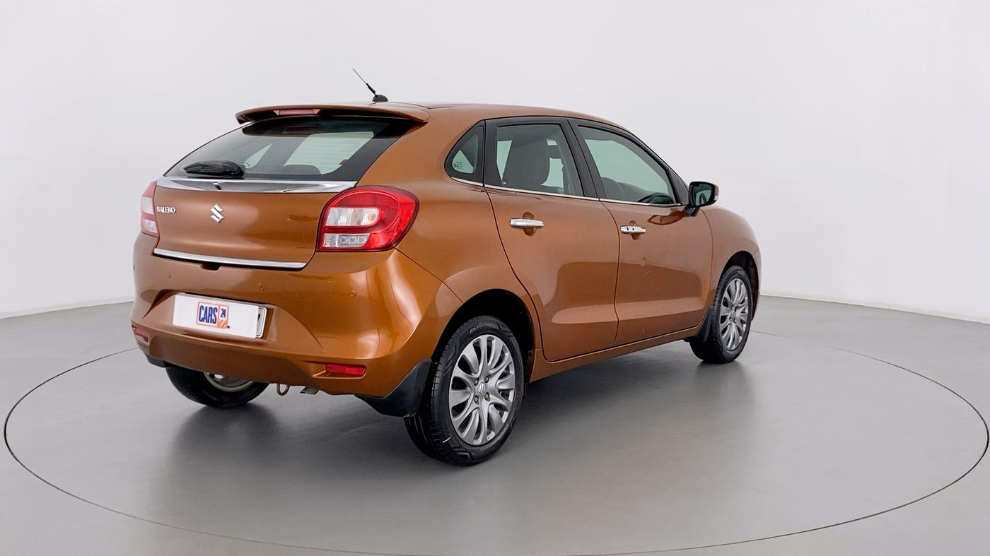 2017 Maruti Baleno ALPHA 1.2 K12, Petrol, Manual, 33,733 km, Right Back Diagonal
