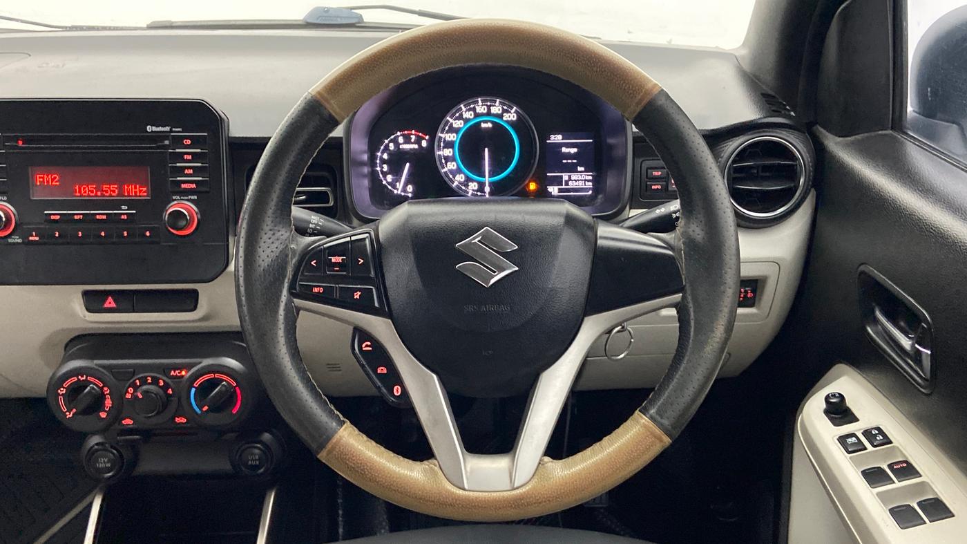 2018 Maruti IGNIS DELTA 1.2 K12, Petrol, Manual, 63,533 km, Steering Wheel Close Up