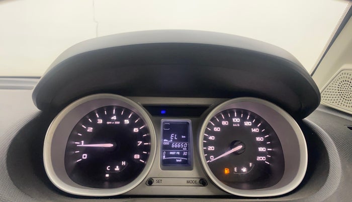2016 Tata Tiago XZ PETROL, Petrol, Manual, 66,618 km, Odometer Image