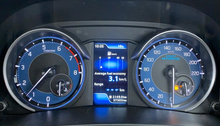 2019 Maruti Ertiga ZXI SHVS, Petrol, Manual, 37,303 km, Odometer Image
