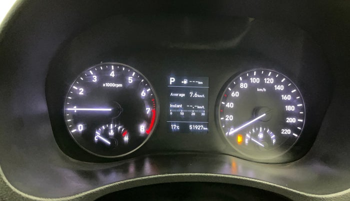 2019 Hyundai Verna 1.6 VTVT SX + AT, Petrol, Automatic, 51,901 km, Odometer Image