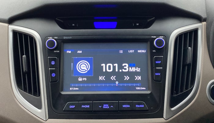 2017 Hyundai Creta 1.6 SX PLUS AUTO PETROL, Petrol, Automatic, 41,460 km, Infotainment System