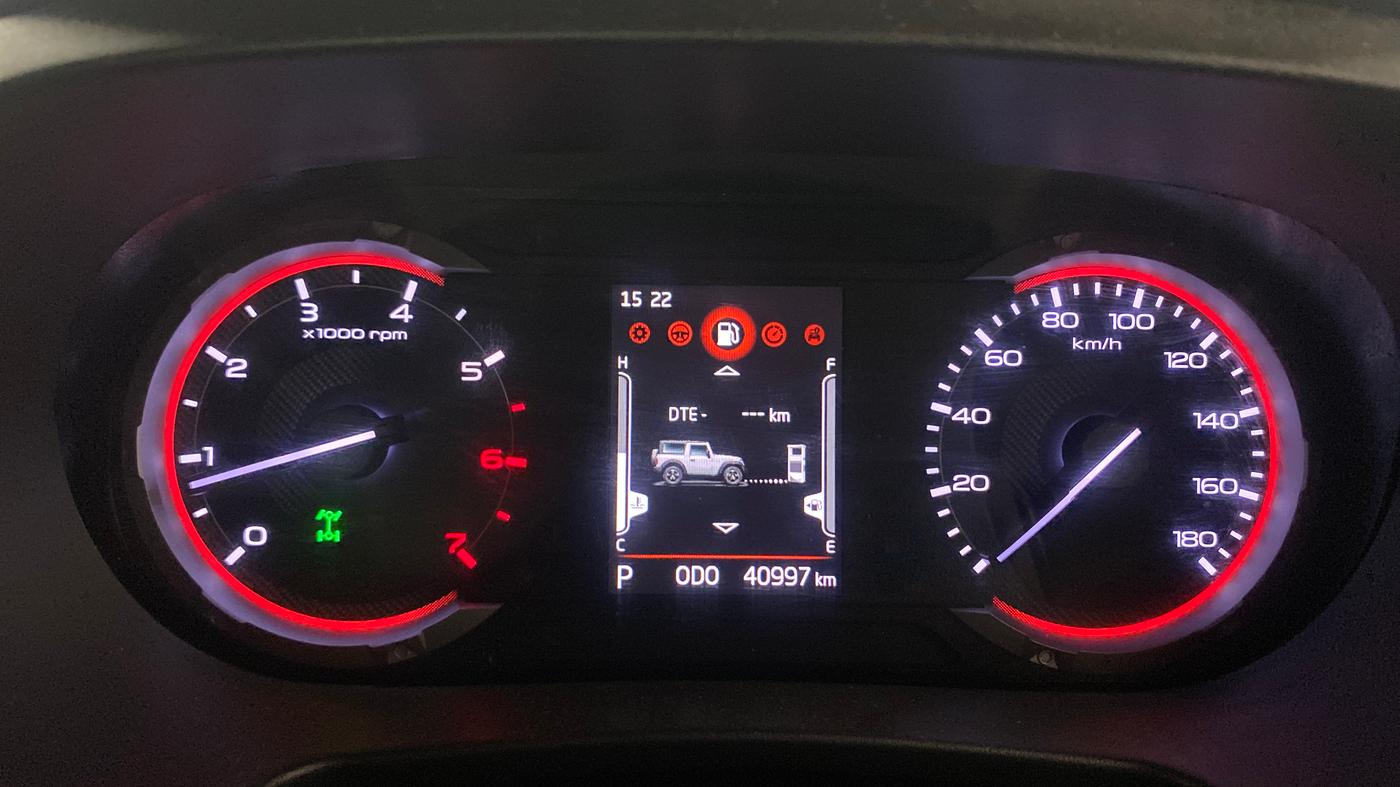 2022 Mahindra Thar LX PETROL HT 4WD AT, Petrol, Automatic, 40,994 km, Odometer Image