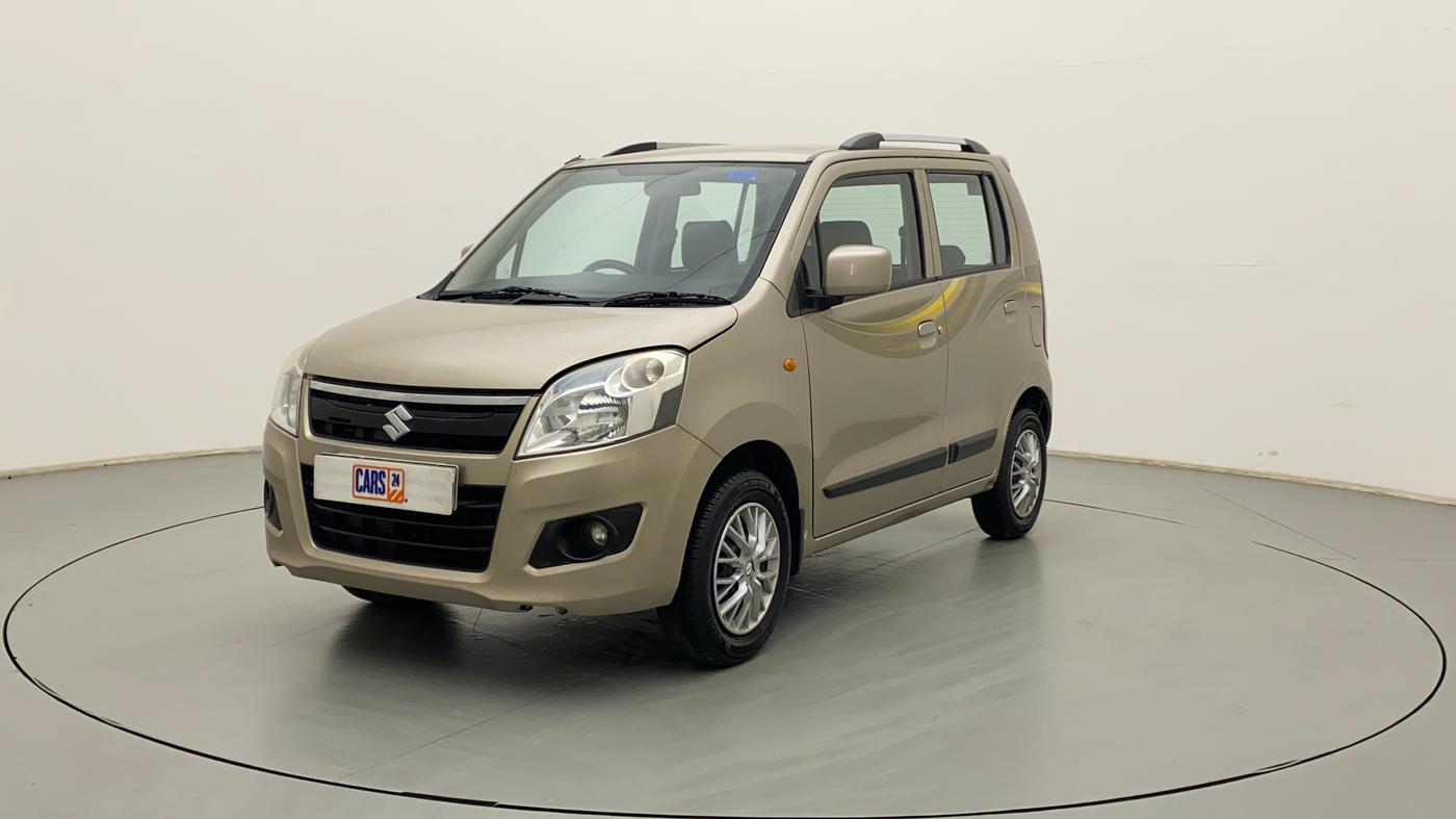 2013 Maruti Wagon R 1.0 VXI, Petrol, Manual, 43,966 km, Left Front Diagonal