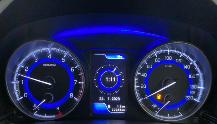 2019 Maruti Baleno ZETA PETROL 1.2, CNG, Manual, 72,555 km, Odometer Image