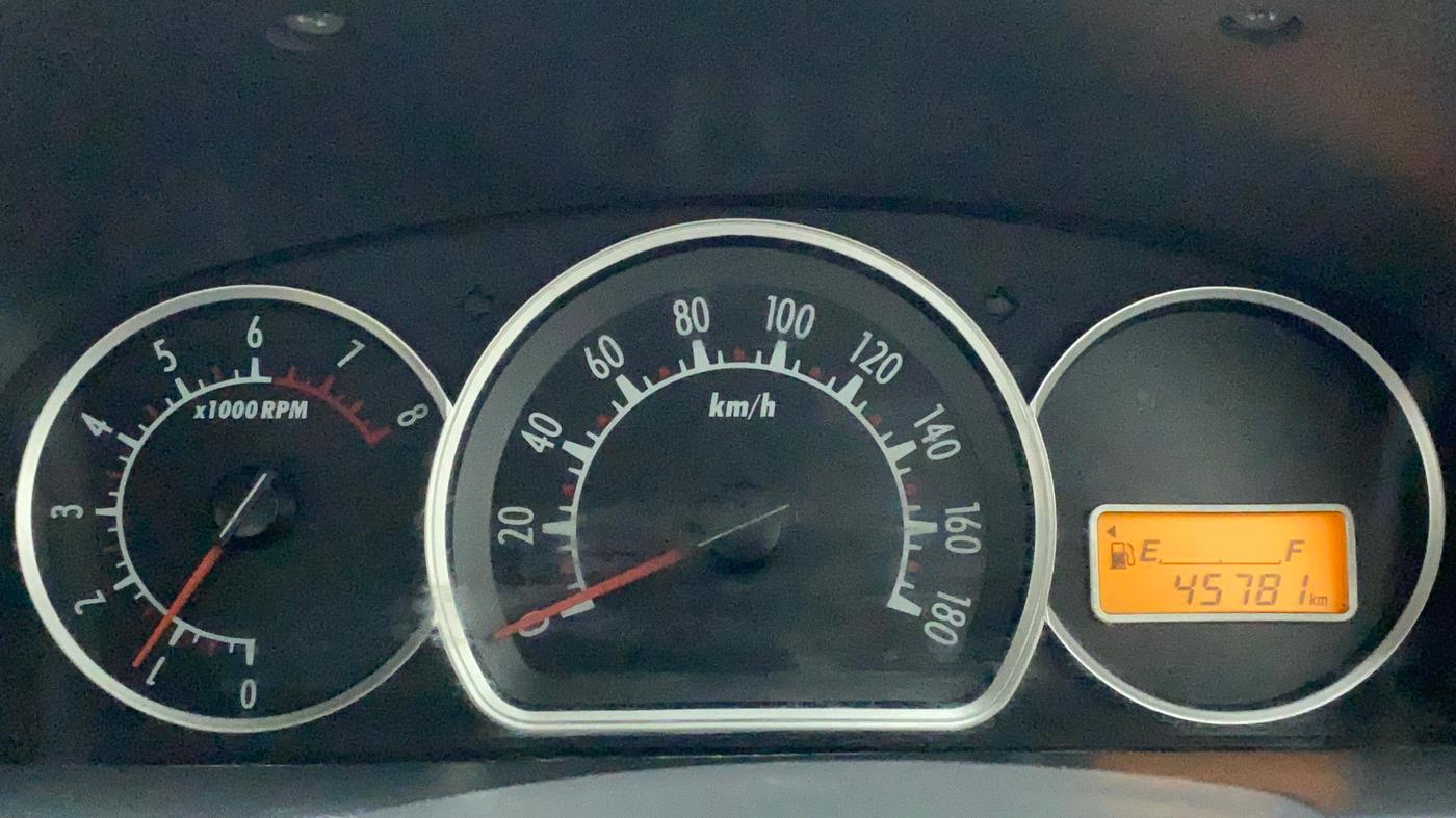 2012 Maruti Alto K10 VXI, Petrol, Manual, 45,781 km, Odometer Image