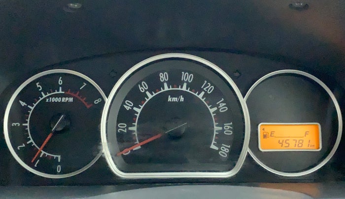 2012 Maruti Alto K10 VXI, Petrol, Manual, 45,781 km, Odometer Image