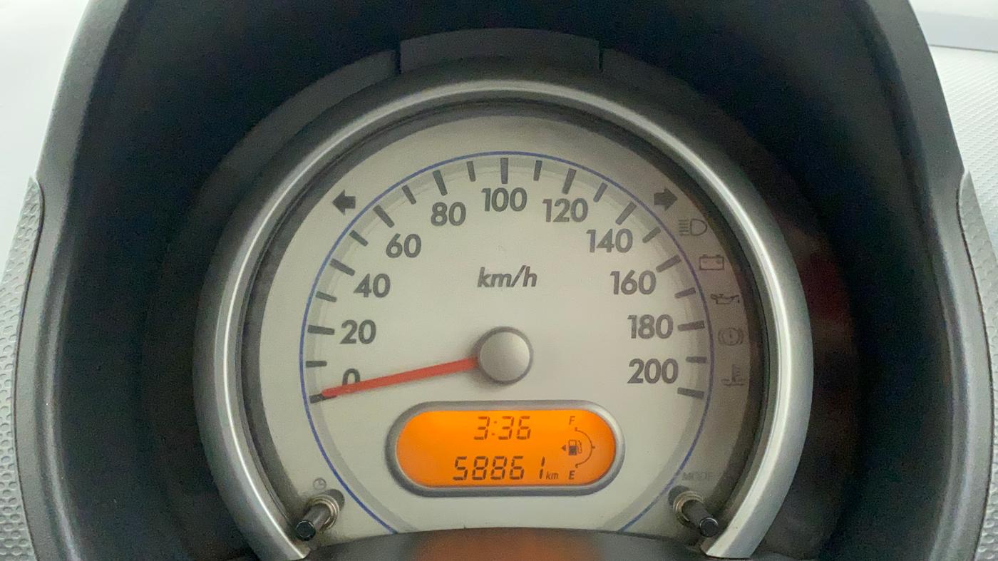 2012 Maruti Ritz LXI, Petrol, Manual, 58,861 km, Odometer Image