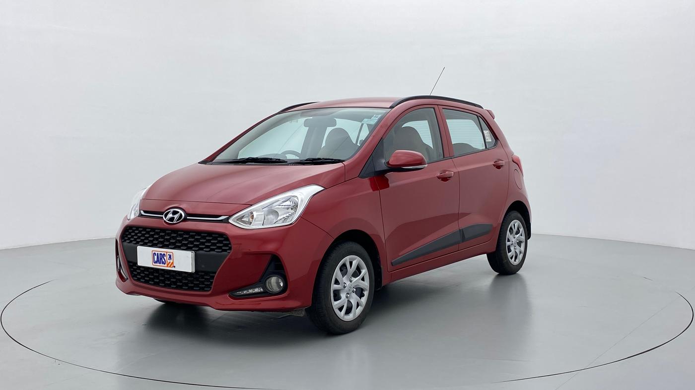 2019 Hyundai Grand i10 SPORTZ 1.2 KAPPA VTVT, Petrol, Manual, 2,923 km, Left Front Diagonal