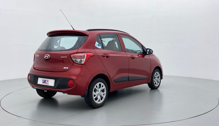2019 Hyundai Grand i10 SPORTZ 1.2 KAPPA VTVT, Petrol, Manual, 2,923 km, Right Back Diagonal