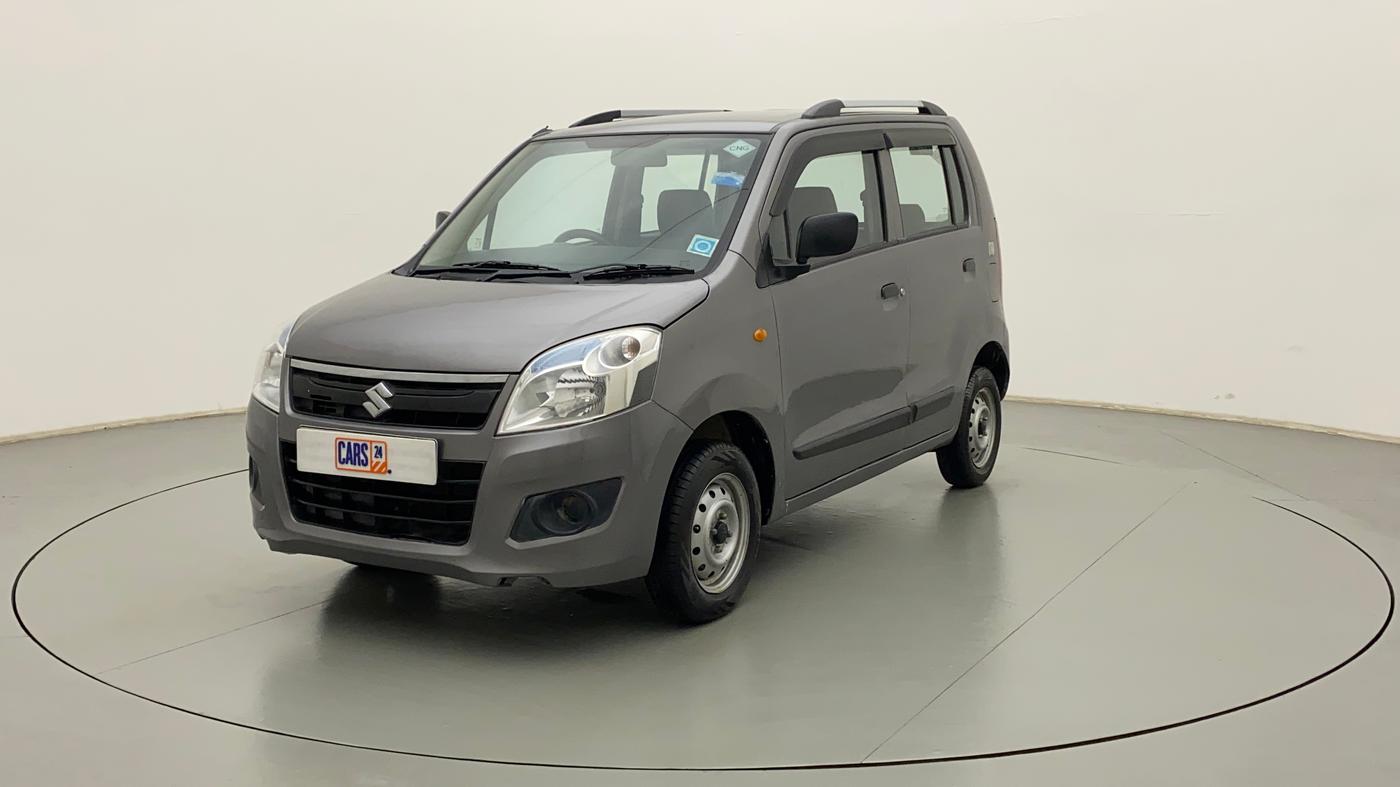 2018 Maruti Wagon R 1.0 LXI CNG, CNG, Manual, 25,595 km, Left Front Diagonal