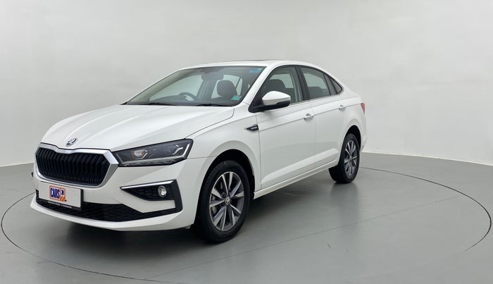 2022 Skoda SLAVIA STYLE 1.0 TSI AT, Petrol, Automatic, 2,129 km, Left Front Diagonal
