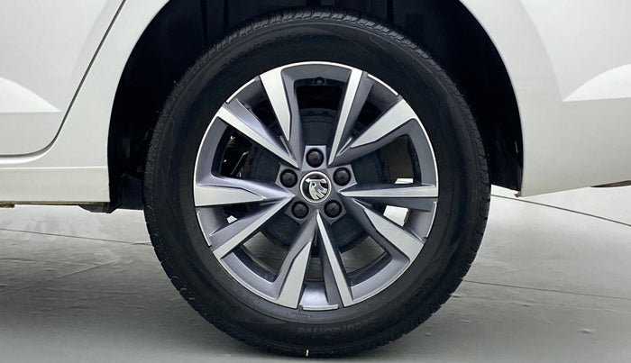 2022 Skoda SLAVIA STYLE 1.0 TSI AT, Petrol, Automatic, 2,129 km, Left Rear Wheel