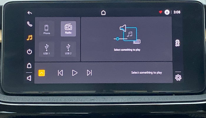 2022 Skoda SLAVIA STYLE 1.0 TSI AT, Petrol, Automatic, 2,129 km, Infotainment System