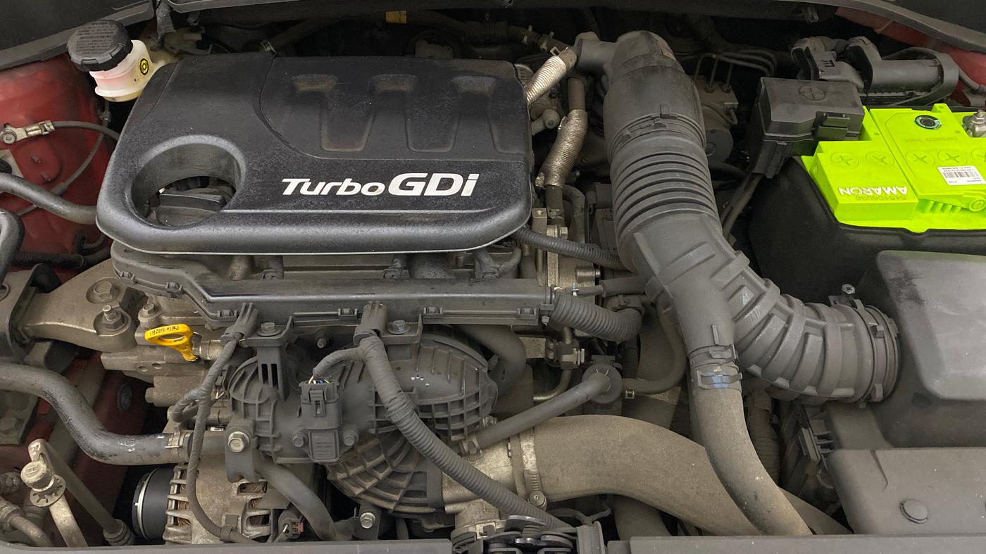 2021 Hyundai NEW I20 SPORTZ 1.0 TURBO IMT DUAL TONE, Petrol, Manual, 21,860 km, Engine View