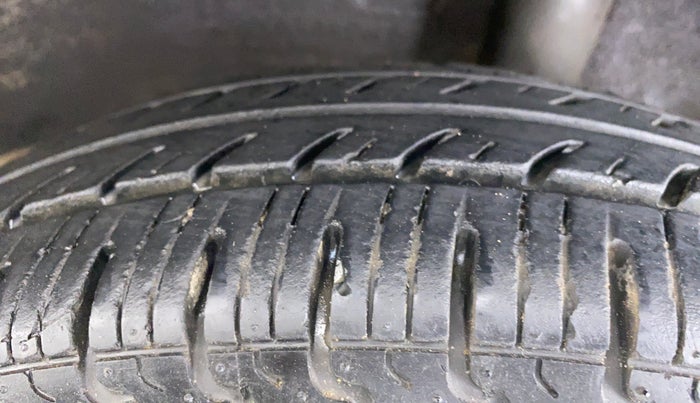 2018 Datsun Redi Go 1.0 T(O) AT, Petrol, Automatic, 11,614 km, Left Rear Tyre Tread