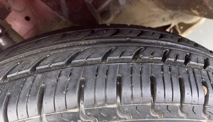 2018 Datsun Redi Go 1.0 T(O) AT, Petrol, Automatic, 11,614 km, Left Front Tyre Tread