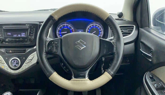 2015 Maruti Baleno DELTA 1.2 K12, Petrol, Manual, 73,912 km, Steering Wheel Close Up