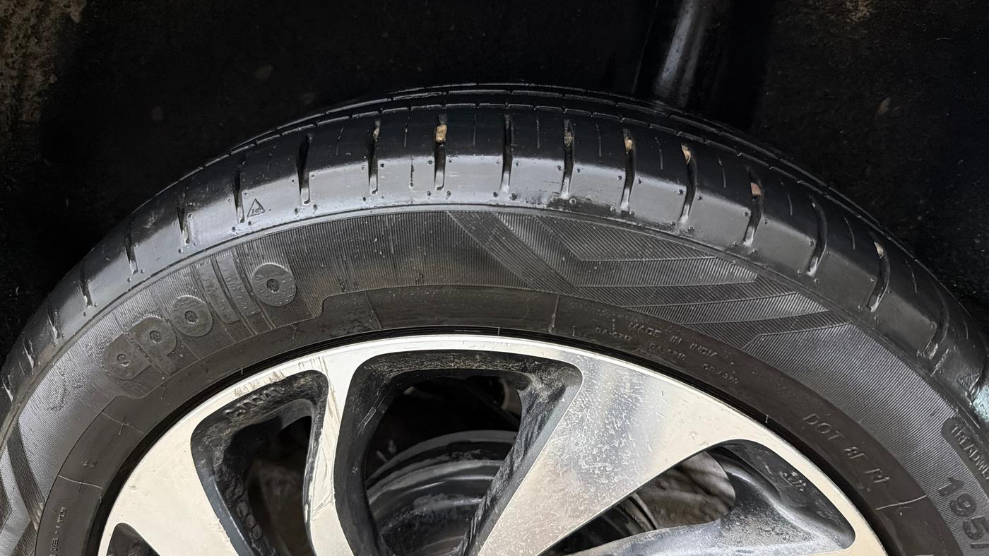 2021 Toyota Glanza G, Petrol, Manual, 81,095 km, Left Rear Tyre Tread