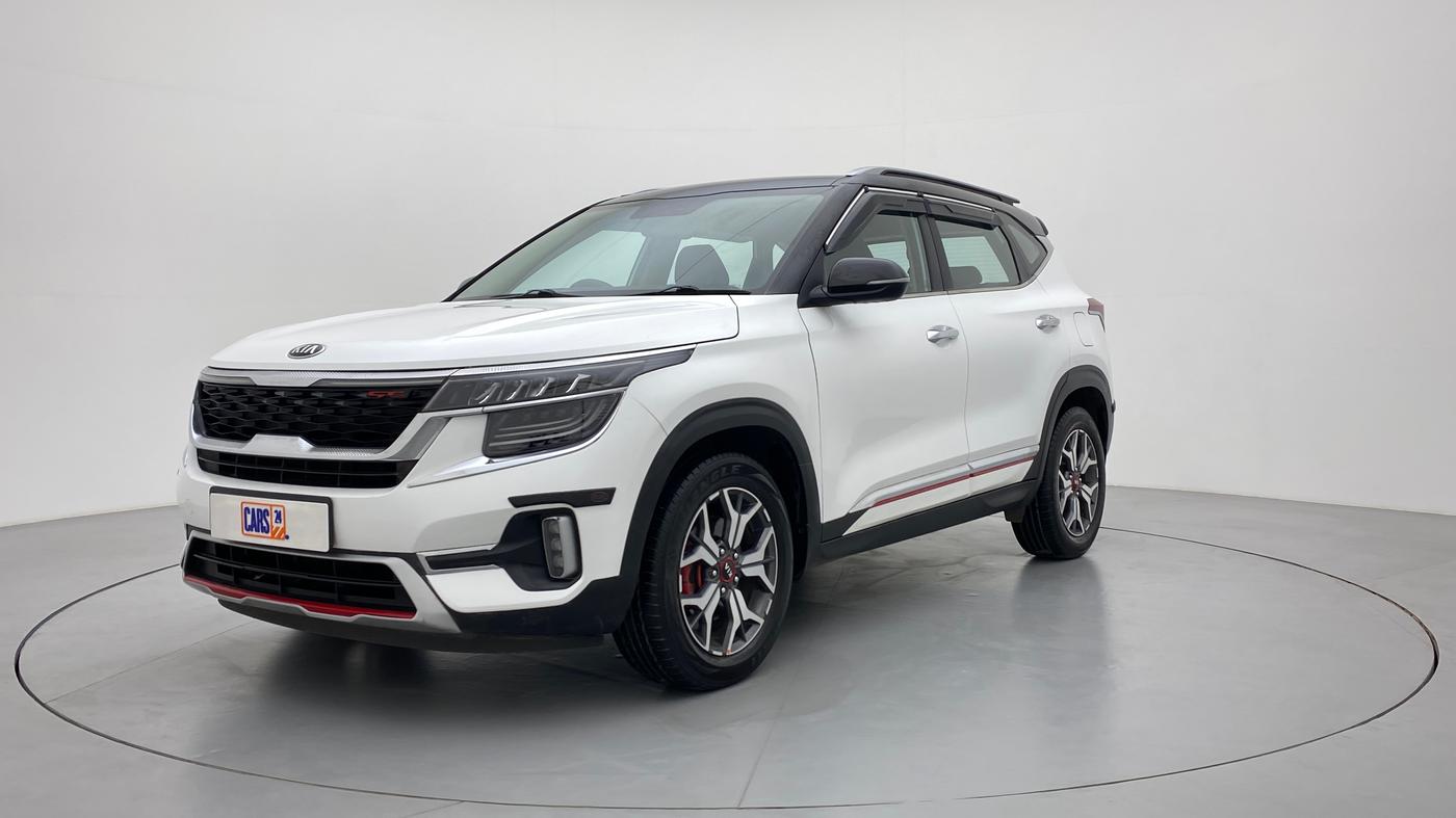 2019 KIA SELTOS GTX 1.4 GDI AT PETROL, Petrol, Automatic, 61,457 km, Left Front Diagonal