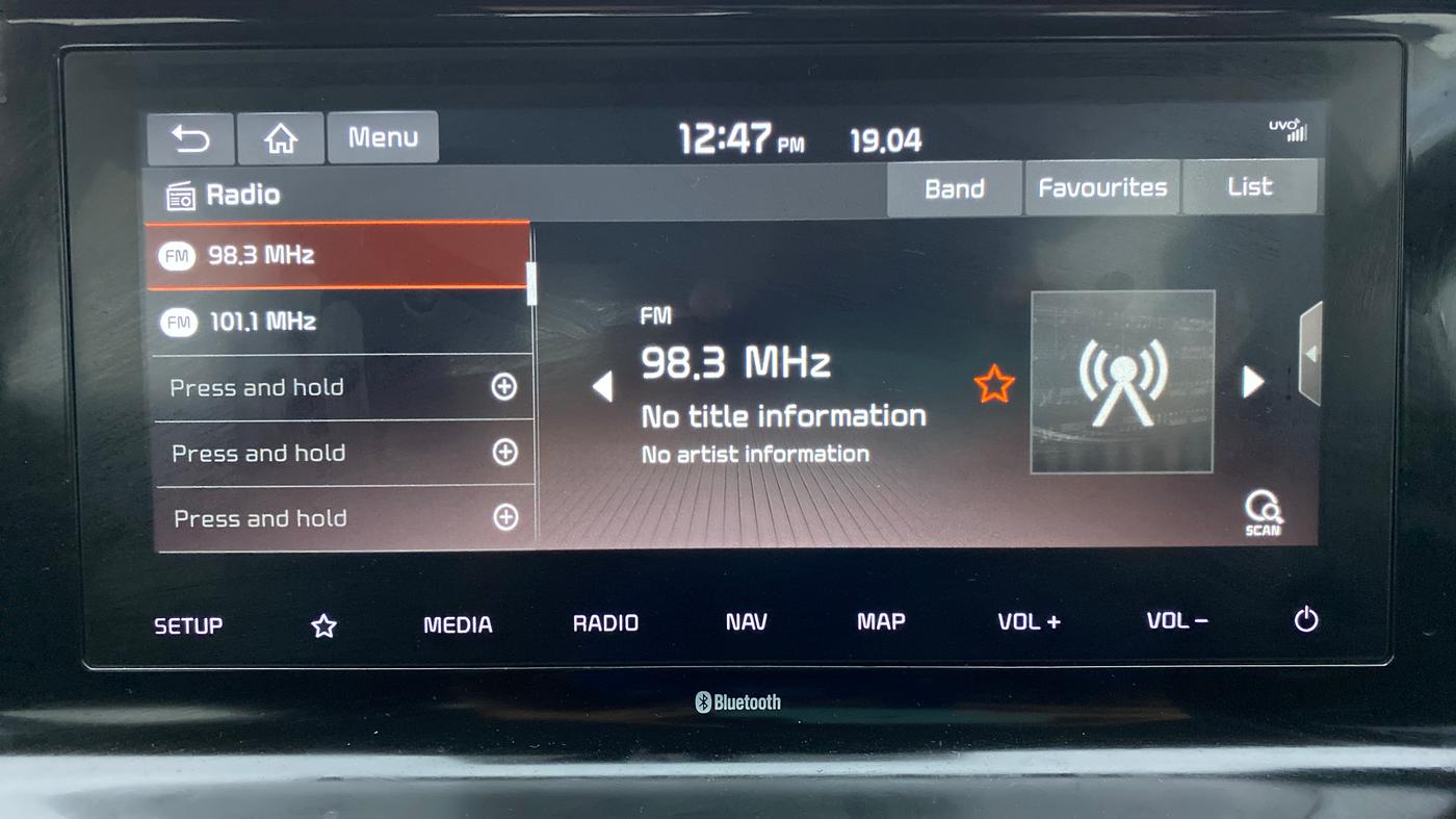 2019 KIA SELTOS GTX 1.4 GDI AT PETROL, Petrol, Automatic, 61,457 km, Infotainment System