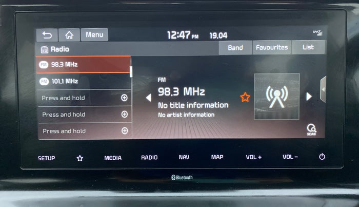 2019 KIA SELTOS GTX 1.4 GDI AT PETROL, Petrol, Automatic, 61,457 km, Infotainment System