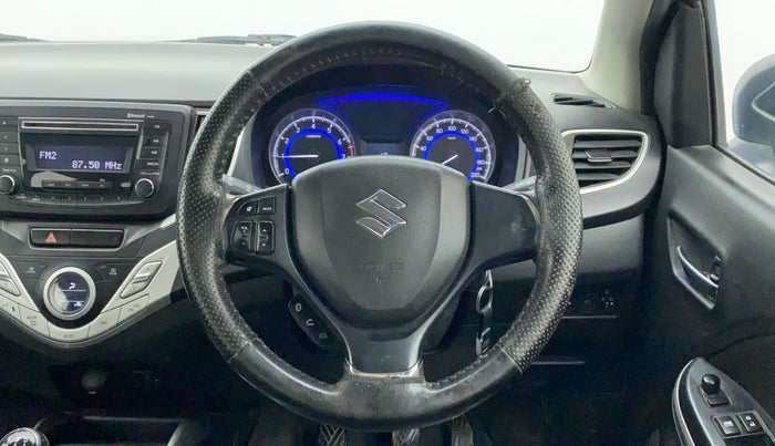 2016 Maruti Baleno DELTA PETROL 1.2, Petrol, Manual, 67,985 km, Steering Wheel Close Up