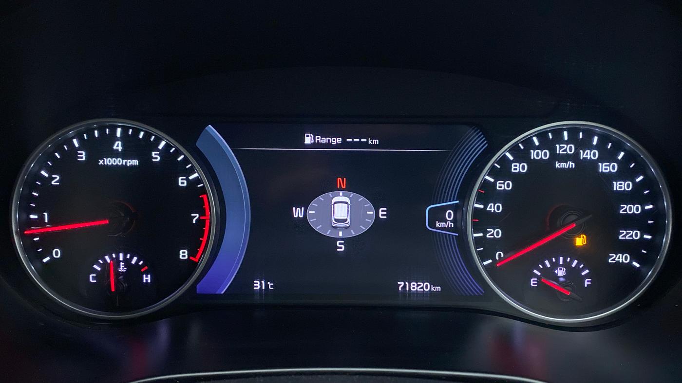 2019 KIA SELTOS GTX+ 1.4 MT, Petrol, Manual, 71,986 km, Odometer Image