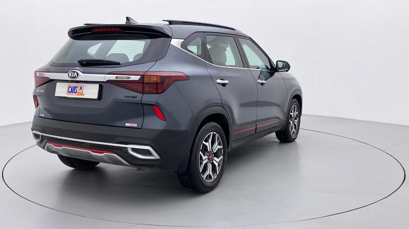 2019 KIA SELTOS GTX+ 1.4 MT, Petrol, Manual, 71,986 km, Right Back Diagonal