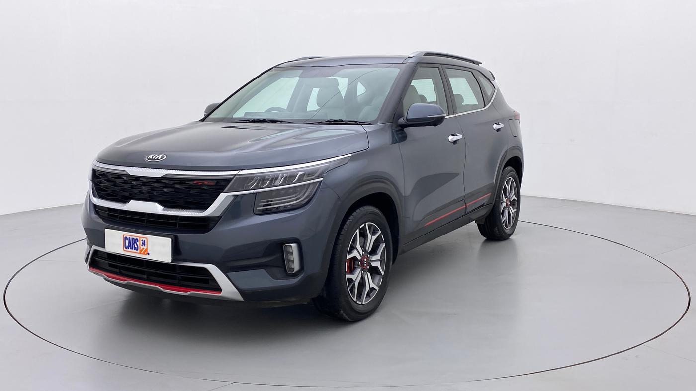 2019 KIA SELTOS GTX+ 1.4 MT, Petrol, Manual, 71,986 km, Left Front Diagonal