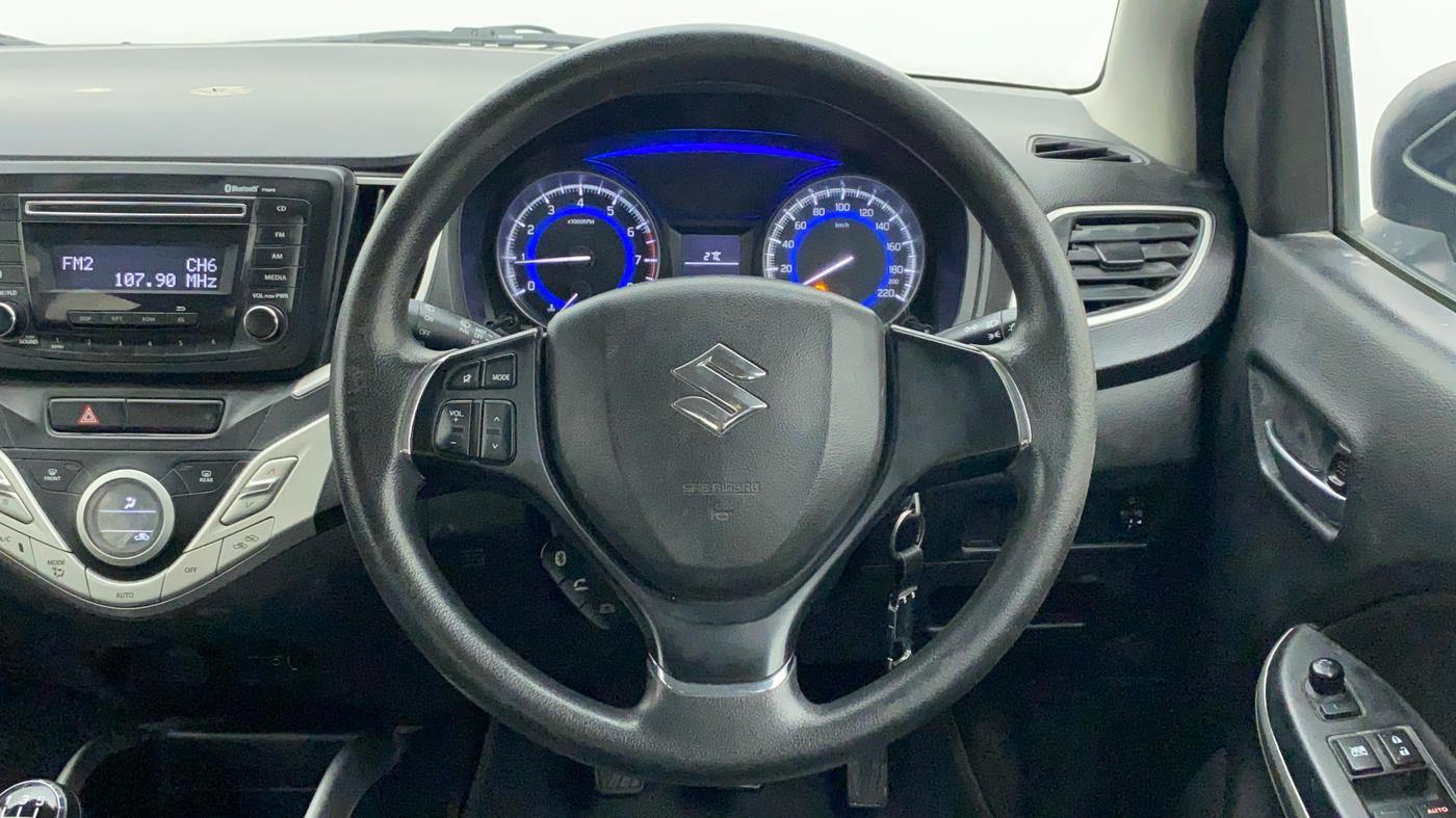 2018 Maruti Baleno DELTA PETROL 1.2, Petrol, Manual, 29,984 km, Steering Wheel Close Up