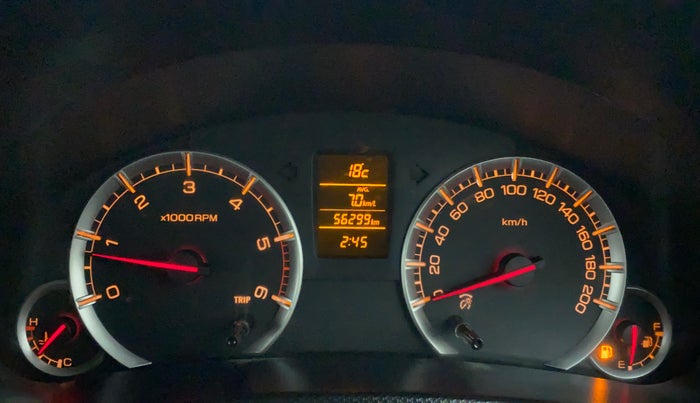 2015 Maruti Swift ZDI, Diesel, Manual, 56,299 km, Odometer Image
