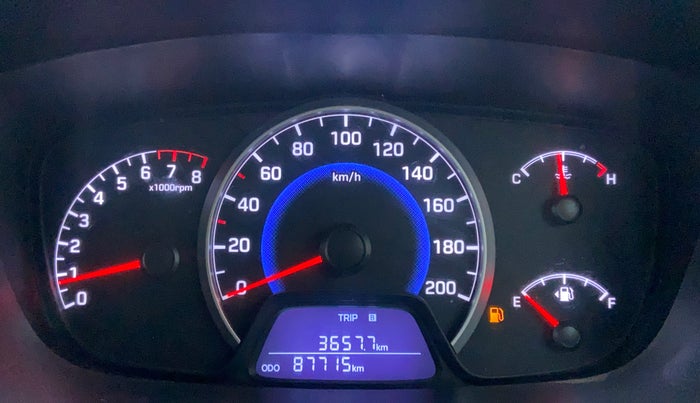 2016 Hyundai Grand i10 SPORTZ 1.2 KAPPA VTVT, Petrol, Manual, 87,714 km, Odometer Image
