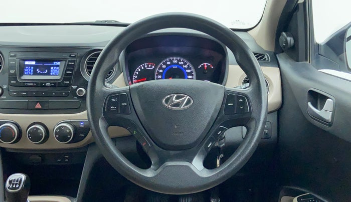 2016 Hyundai Grand i10 SPORTZ 1.2 KAPPA VTVT, Petrol, Manual, 87,714 km, Steering Wheel Close Up
