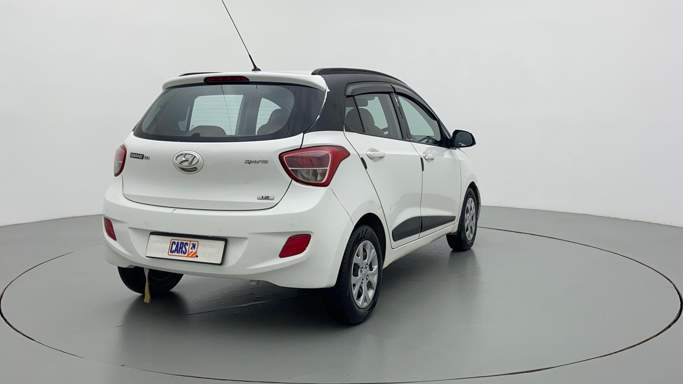 2016 Hyundai Grand i10 SPORTZ 1.2 KAPPA VTVT, Petrol, Manual, 87,714 km, Right Back Diagonal