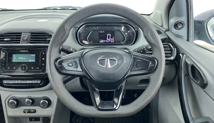 2021 Tata TIGOR XZ PETROL, Petrol, Manual, 39,895 km, Steering Wheel Close Up