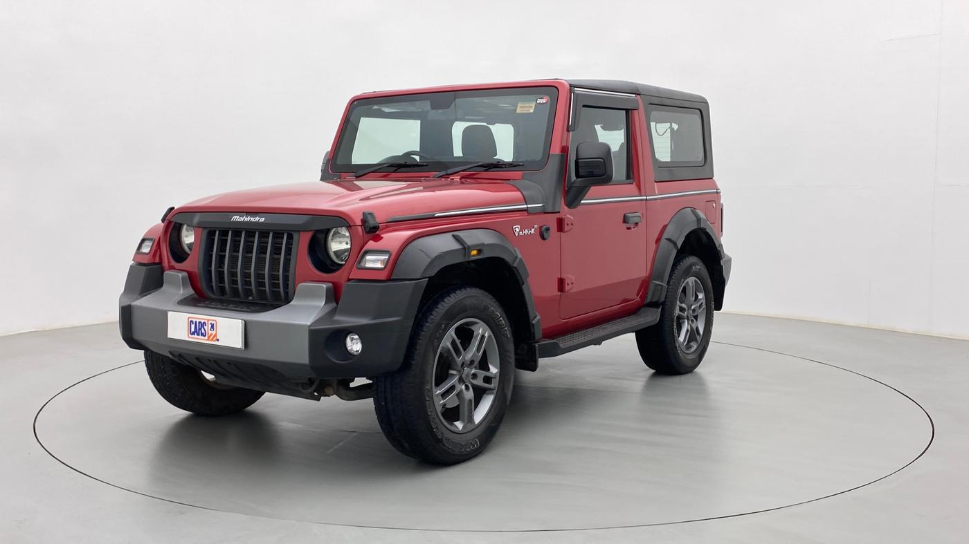 2021 Mahindra Thar LX D 4WD AT CONVERTIBLE, Diesel, Automatic, 36,277 km, Left Front Diagonal