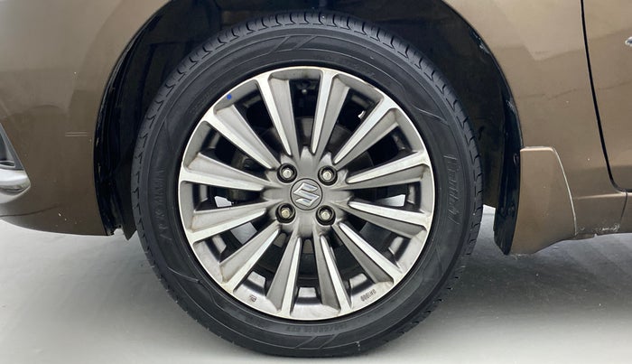 2020 Maruti Ciaz ALPHA 1.5 SHVS PETROL, Petrol, Manual, 25,222 km, Left Front Wheel