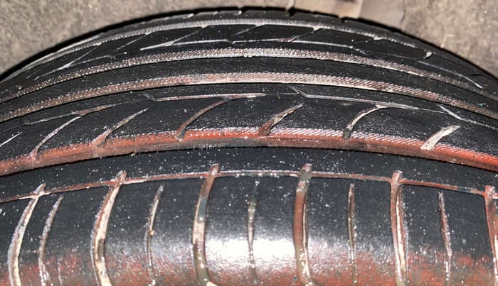 2018 Maruti Baleno ALPHA CVT PETROL 1.2, Petrol, Automatic, 76,364 km, Left Rear Tyre Tread