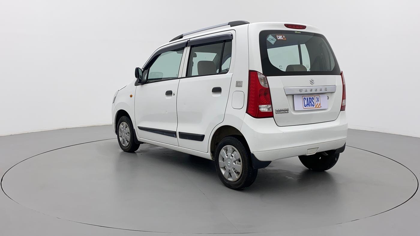 2017 Maruti Wagon R 1.0 LXI CNG, CNG, Manual, 80,343 km, Left Back Diagonal
