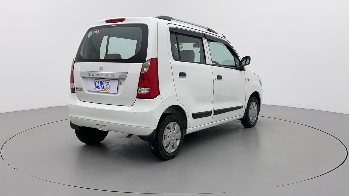 2017 Maruti Wagon R 1.0 LXI CNG, CNG, Manual, 80,343 km, Right Back Diagonal
