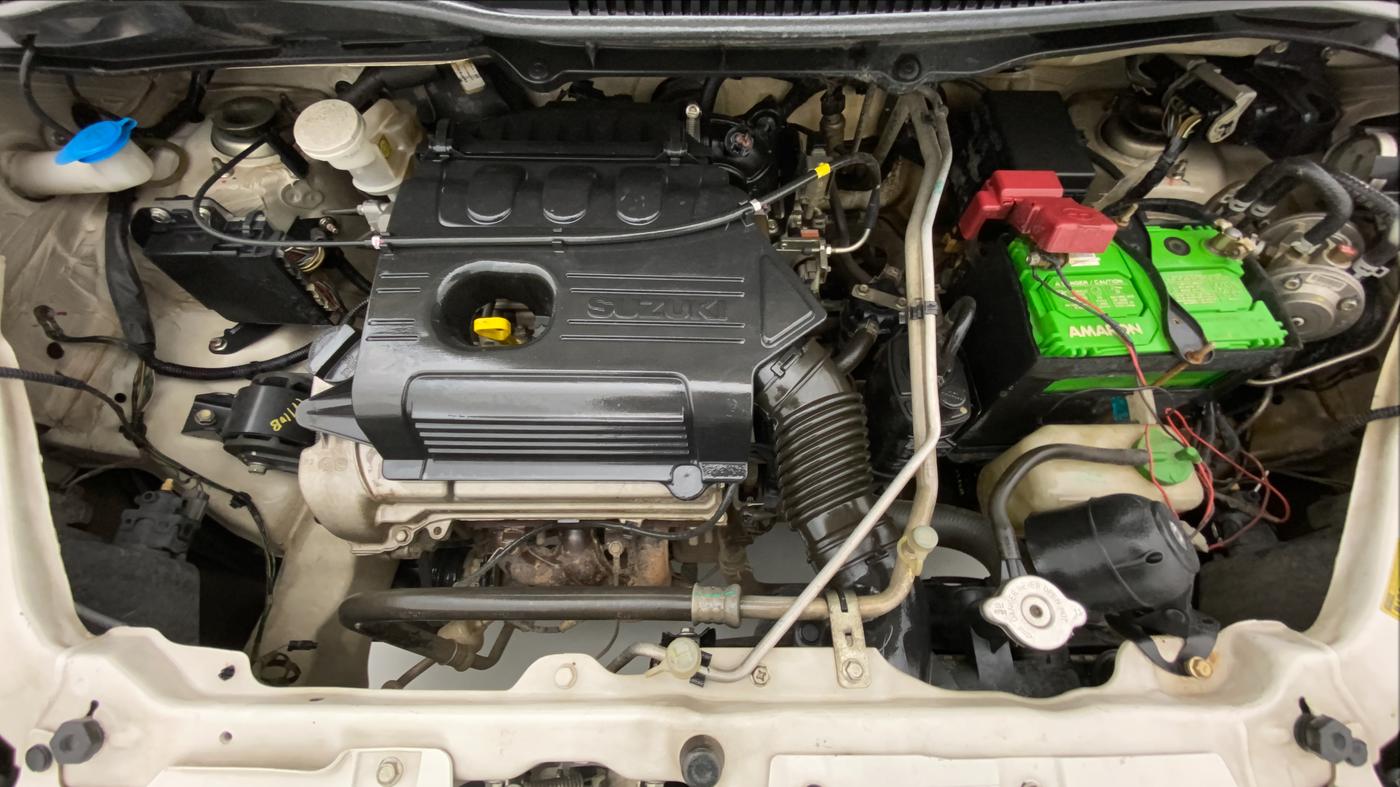2017 Maruti Wagon R 1.0 LXI CNG, CNG, Manual, 80,343 km, Open Bonet